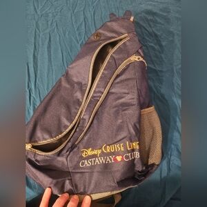 Disney Cruise Line Castaway Club Blue‎ Sling Backpack Unisex